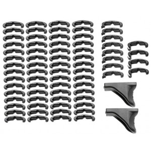 Накладки на рельсу RIS LARUE Style IndexClips 74 Piece Set BK SHS